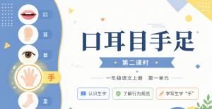 口耳目手足·第二课时